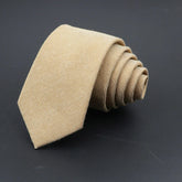 Gravata Formal Bege Claro Textura Fynor